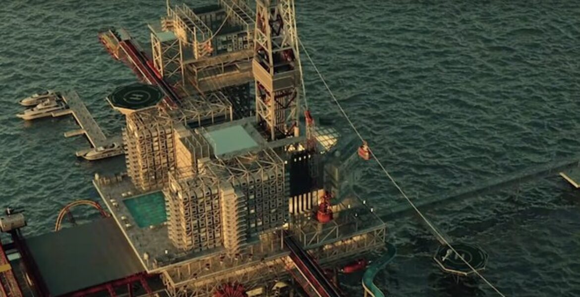 Парк развлечений на нефтяной платформе появится в Саудовской Аравии